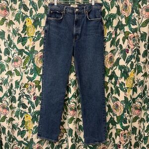Agolde high rise stovepipe jeans